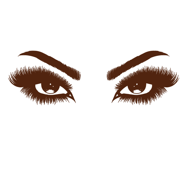 Наклейка интерьерная FroDecal Красивые глаза 1500х485 мм Коричневый (fr00048_2_800)