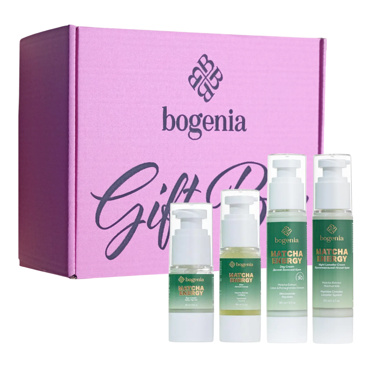 Подарочный набор косметики для лица Bogenia Matcha BG151 №091 Подарочный набор косметики для лица Bogenia Matcha BG151 №091