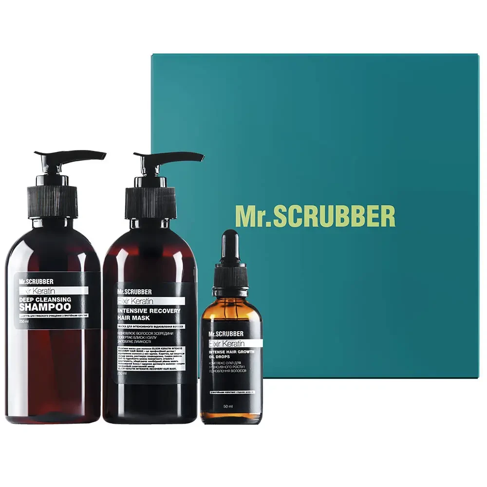 Подарунковий набір для волосся Mr.SCRUBBER Кератинове відновлення (2528715590)