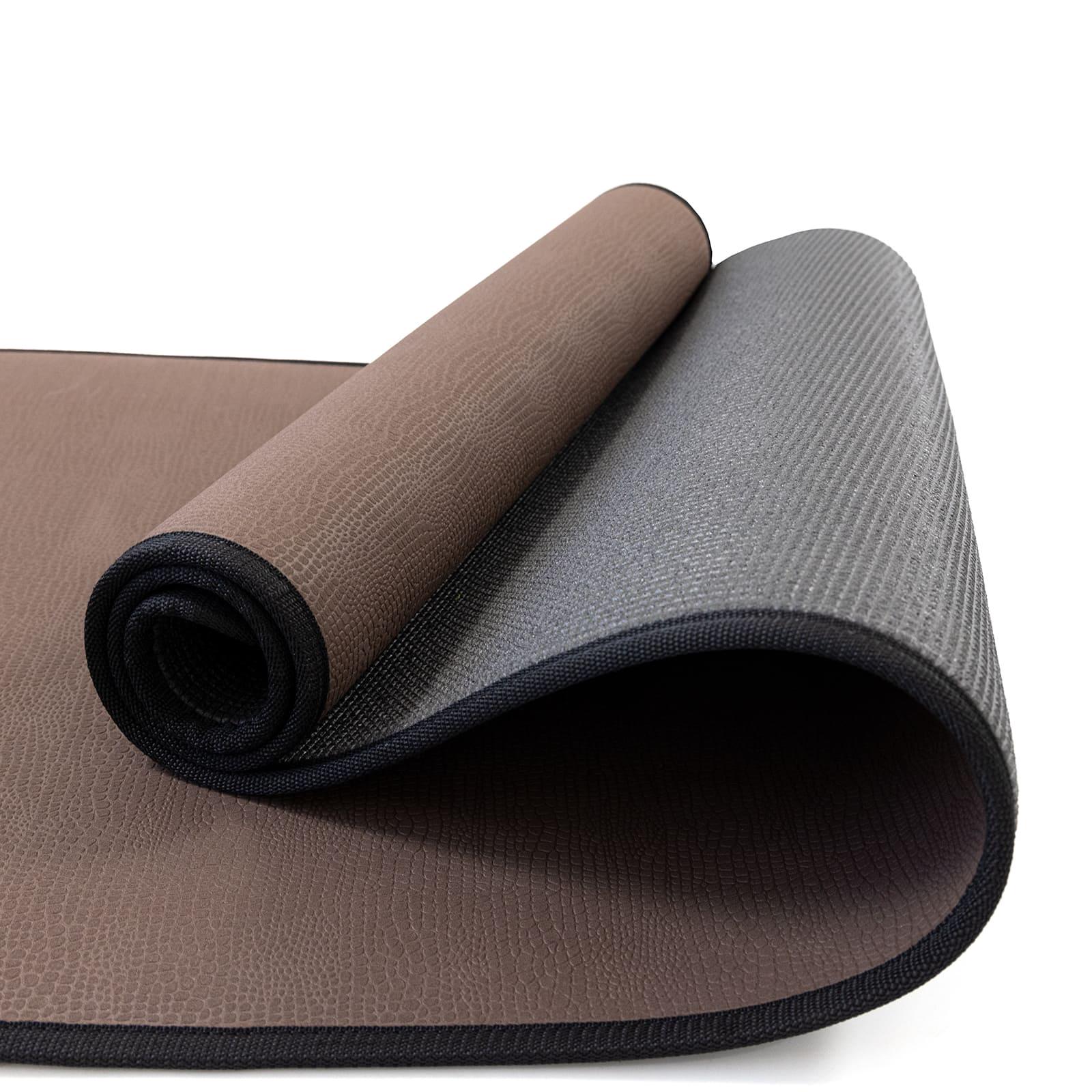 Килимок для йоги та фітнесу OSPORT Yoga Pro+ EVA двошаровий 8 мм Коричнево-чорний (OF-0275) - фото 3 Килимок для йоги та фітнесу OSPORT Yoga Pro+ EVA двошаровий 8 мм Коричнево-чорний (OF-0275) - фото 3