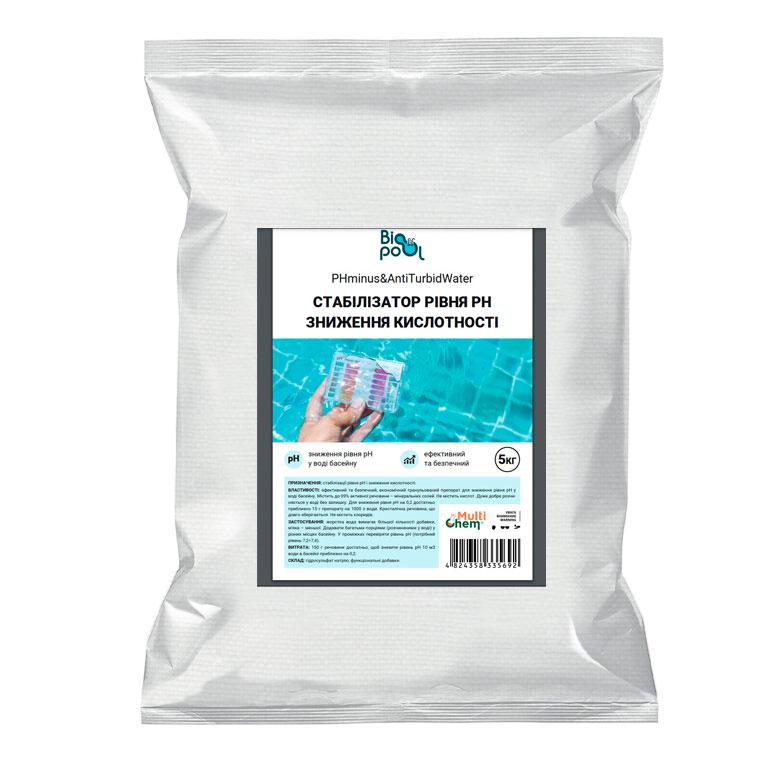 Стабилизатор уровня pH PHminus&AntiTurbidWater для снижения кислотности 5 кг (232512)