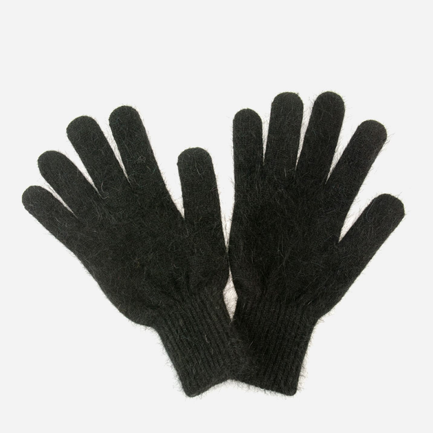 Перчатки женские Malisa зимняя шерсть ангора Черный (ML9396k)
