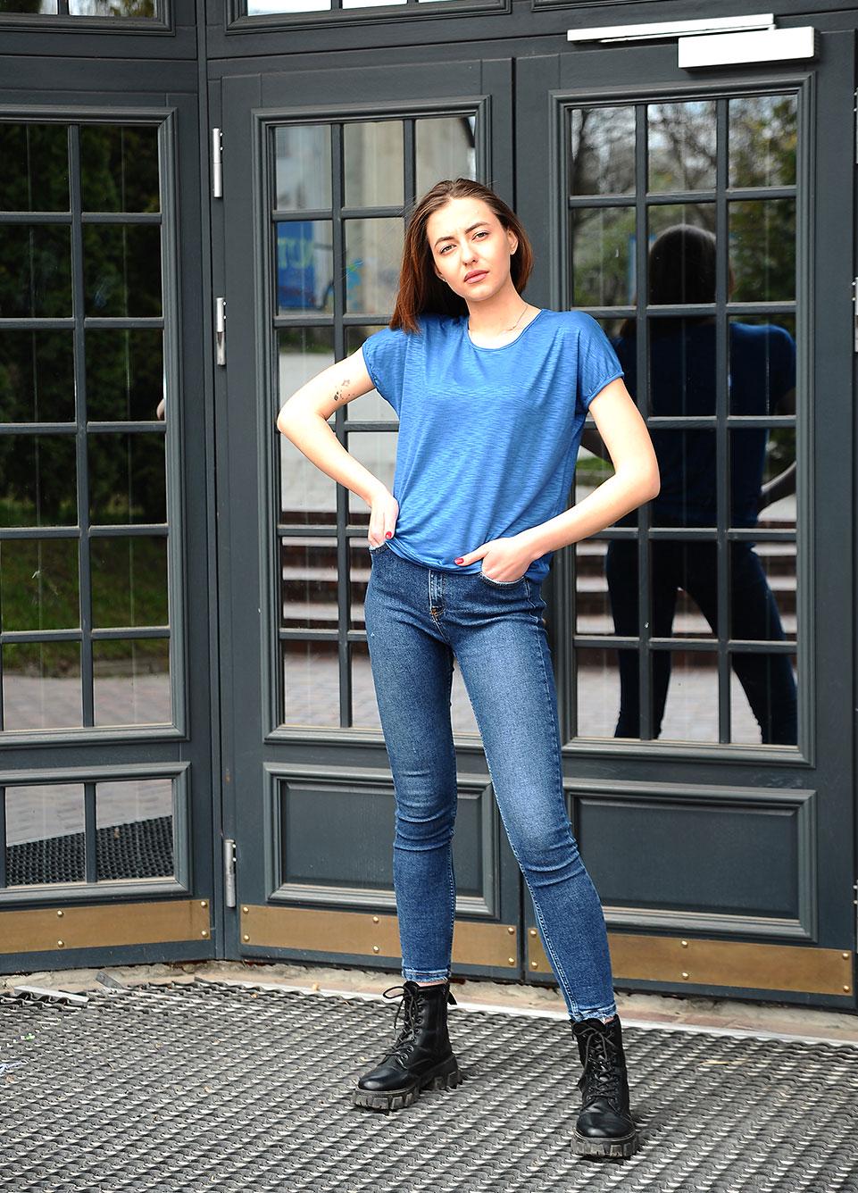 Футболка женская Наталюкс L Синий (8023503653641) - фото 4 Футболка женская Наталюкс L Синий (8023503653641) - фото 4