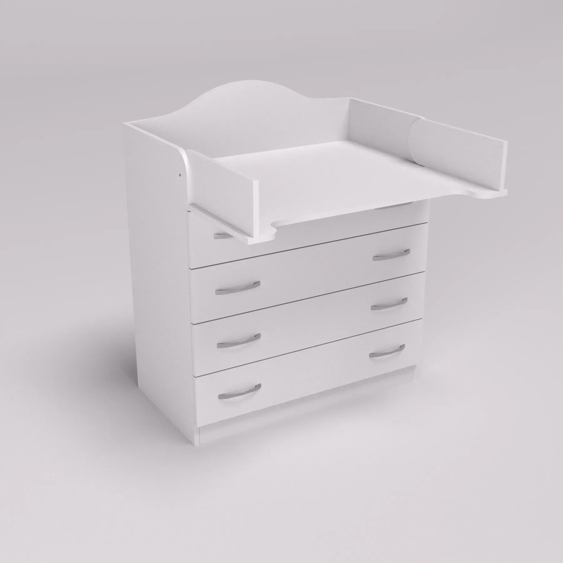 Комод пеленальний Kontinent №1 зі знімними бортиками 86,4х46,5х102 см Білий (52547171) - фото 1 Комод пеленальний Kontinent №1 зі знімними бортиками 86,4х46,5х102 см Білий (52547171) - фото 1