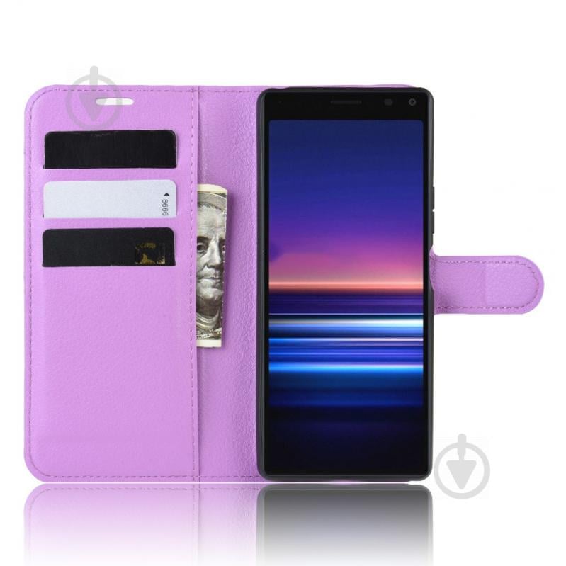 Чехол-книжка Litchie Wallet для Sony Xperia 8 / Xperia 20 Violet (arbc6313) - фото 5