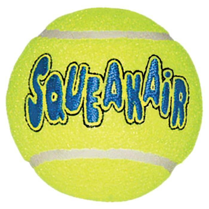 Игрушка для собак Kong SqueakAir Ball воздушная песчалка теннис мяч сверхпрочная L 3 шт. (775555)