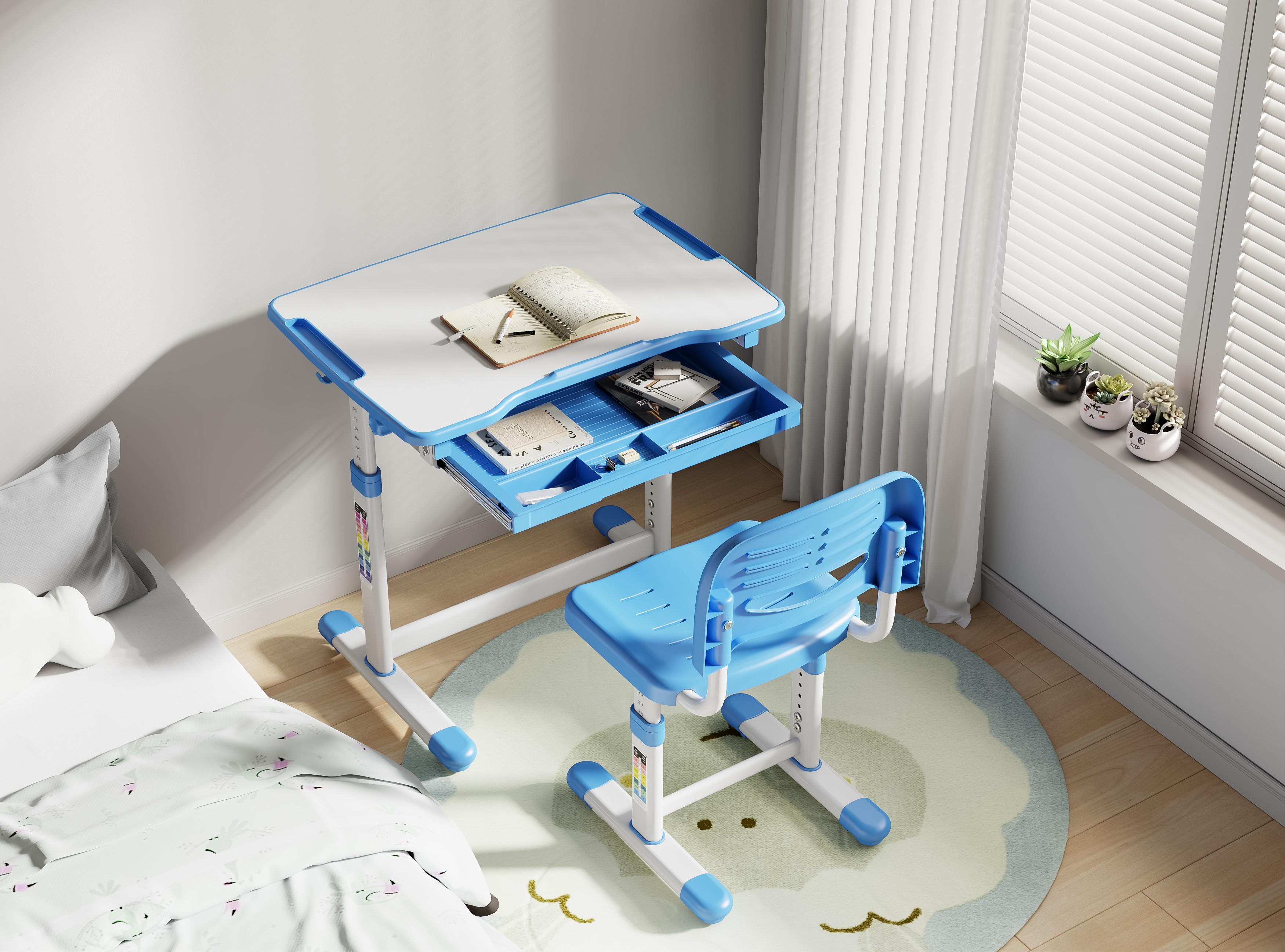 Парта-трансформер SECTOR Афіна зі стільцем Blue (28948071) - фото 10