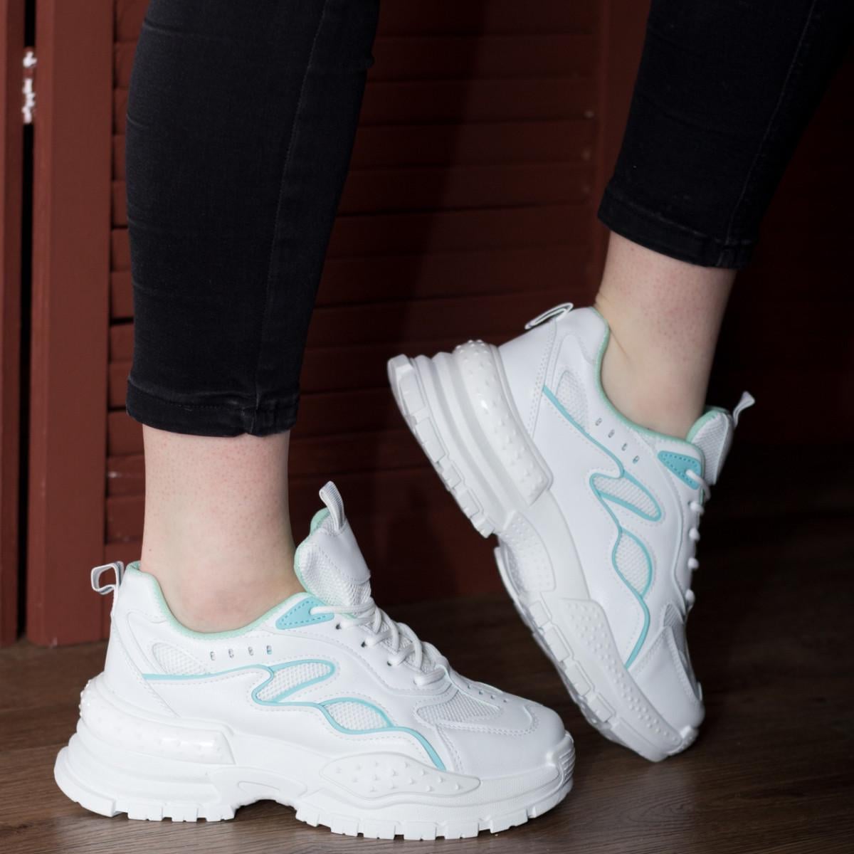 Кроссовки женские Fashion р. 37 23,5 см Белый (2670)