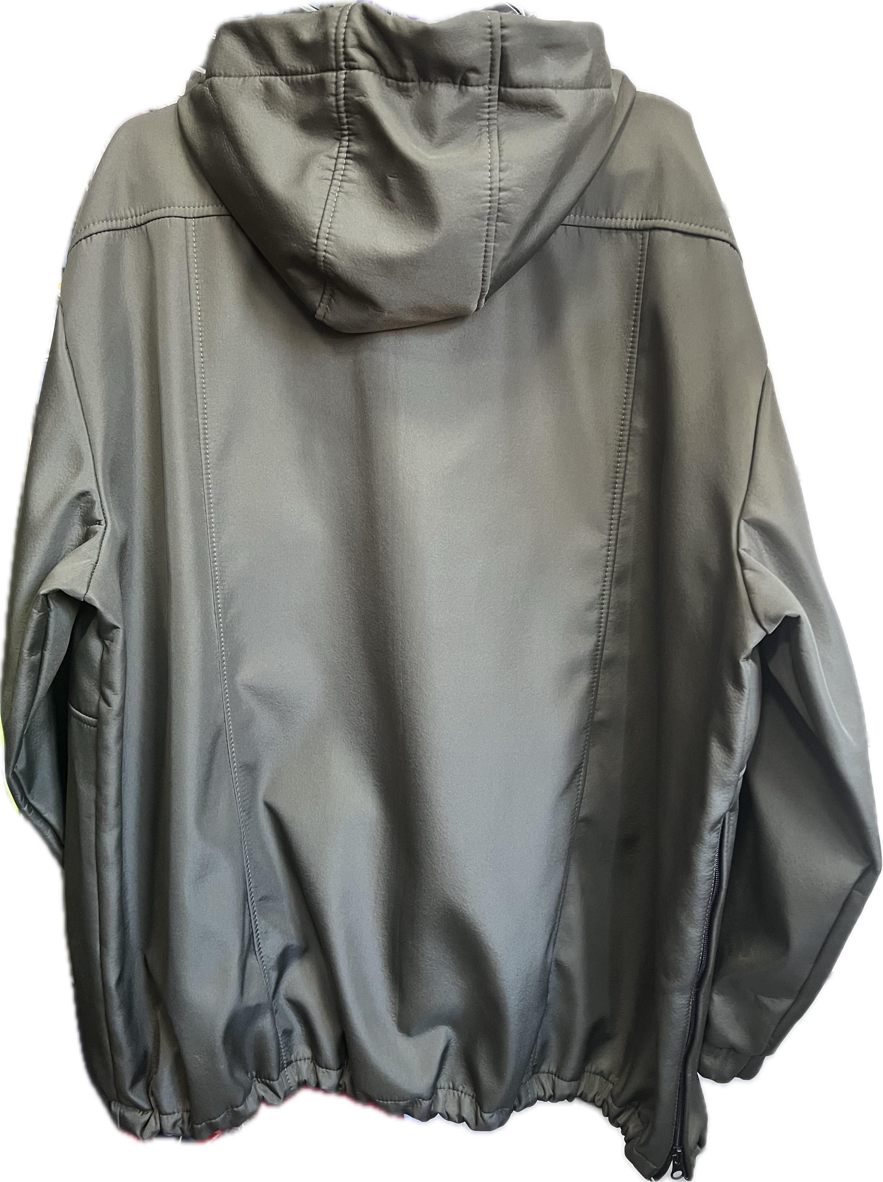 Куртка-анорак демісезонна вітрозахисна на мікрофлісі р. 52/54 (24946425) - фото 2