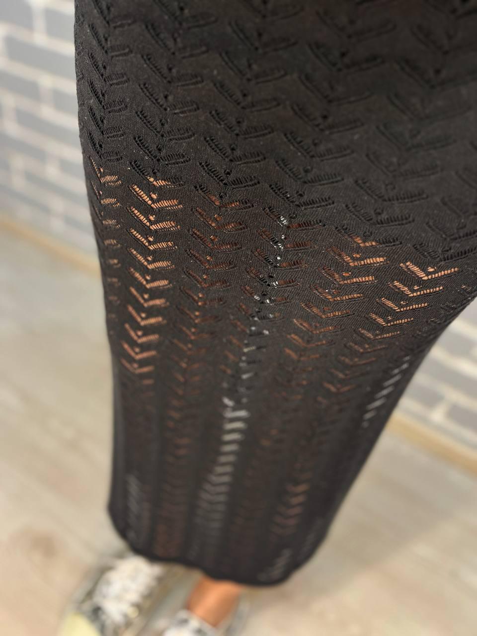 Костюм женский Mintas 2414-2416 юбка и реглан OS Черный (2057) - фото 4 Костюм женский Mintas 2414-2416 юбка и реглан OS Черный (2057) - фото 4