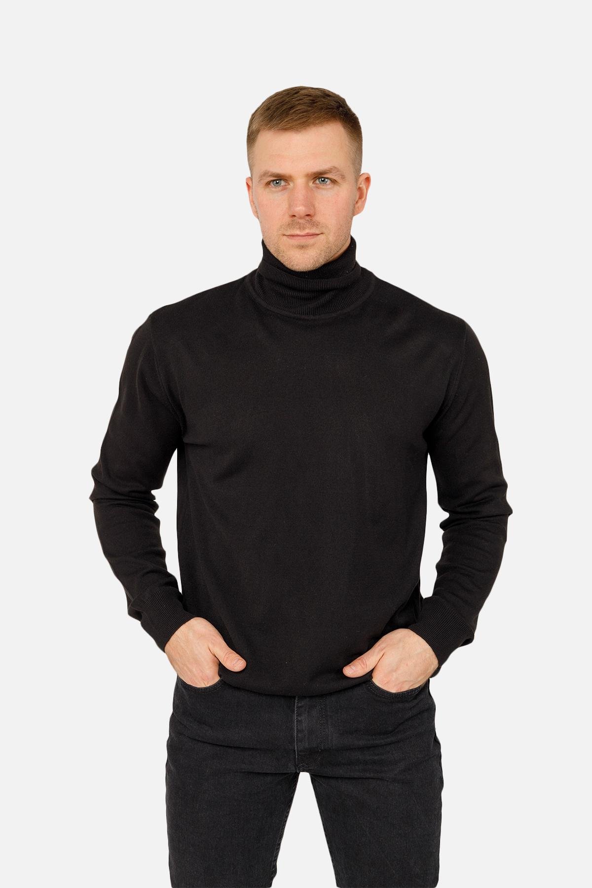 Гольф чоловічий ЦБ-00260684 р. 52 Чорний (SKT001023020)