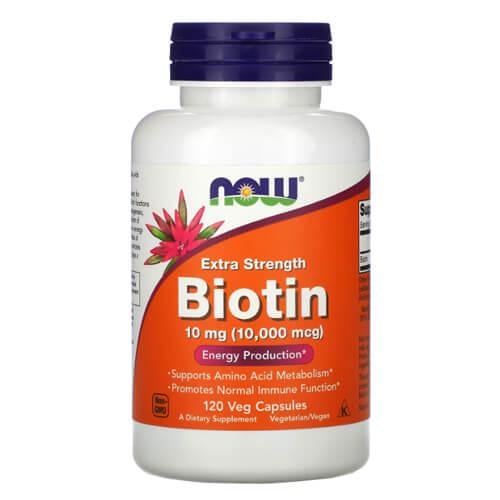 Биотин B-7 NOW Biotin 10,000 mcg 120 капс. (NOW-00479)
