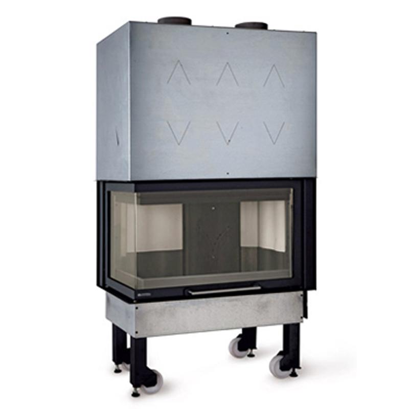 Топка каминная La Nordica Monoblocco 800 Angolo SX левое боковое стекло без рамы