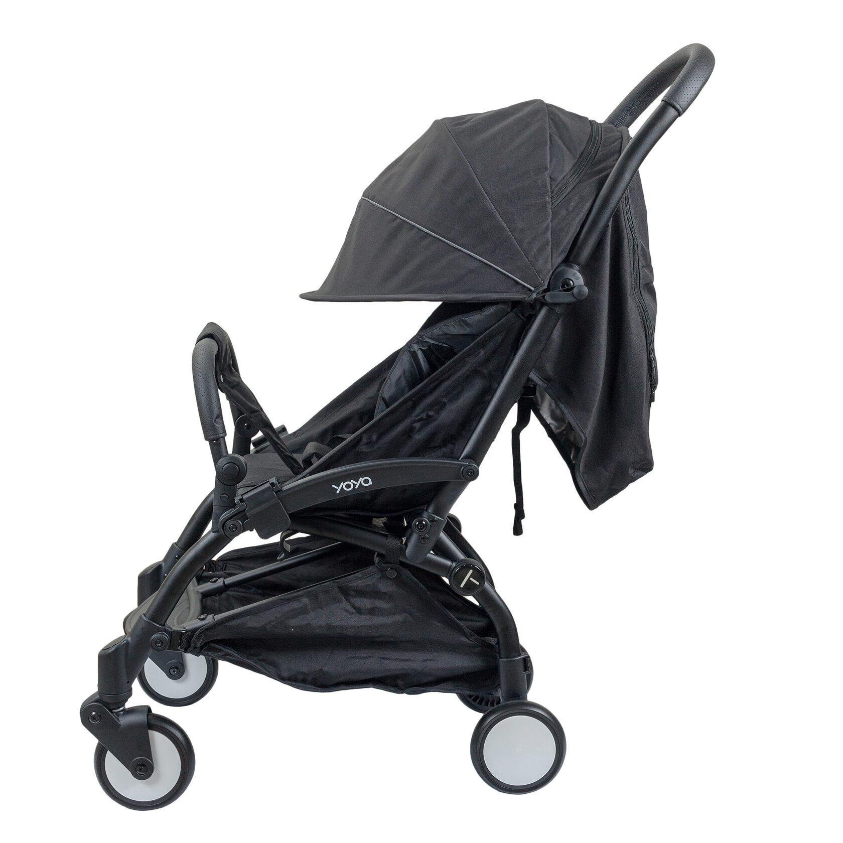 Коляска дитяча прогулянкова YOYA 175A+ Premium Edition Чорний (15412421)