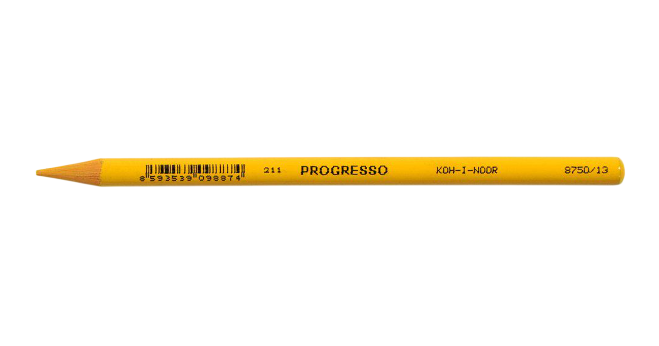 Карандаш цветной Koh-i-noor Progresso бесдревесный Темно-желтый (8750/13)