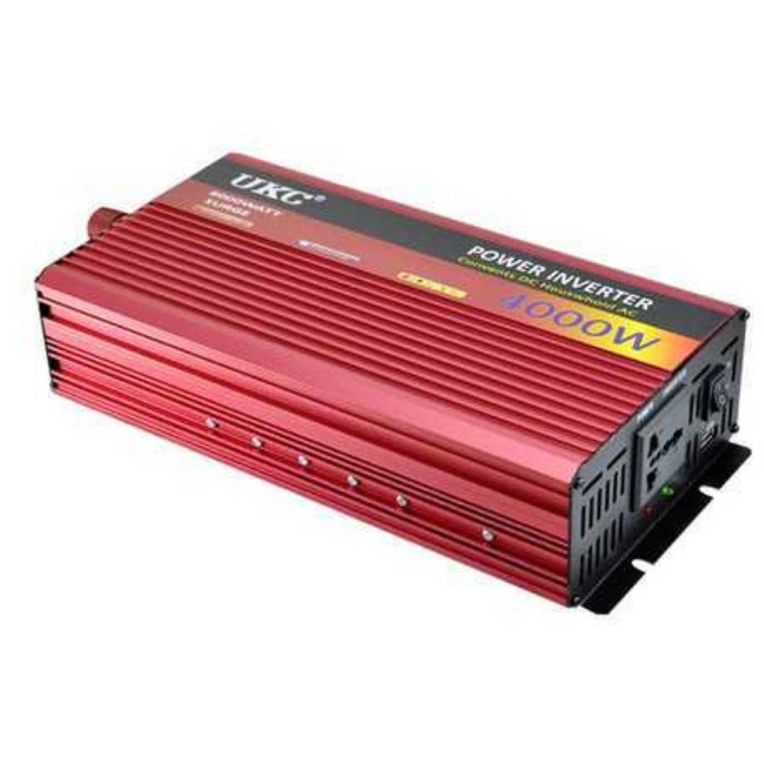 Інвертор 12-220V 4000W Червоний (MER-15415_1923) - фото 2 Інвертор 12-220V 4000W Червоний (MER-15415_1923) - фото 2