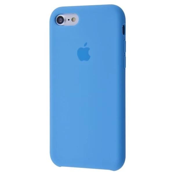 Силіконовий Чохол Накладка Silicone Case для iPhone  7/8/SE 2020 Cornflower