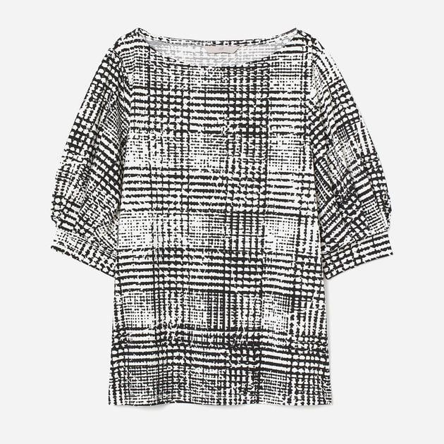 Топ женский H&M 664074П XS Черно-белый (1111109409628)