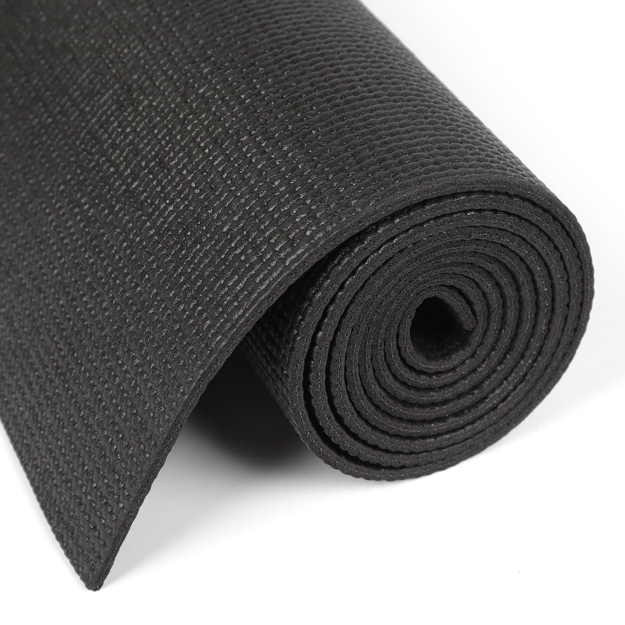 Коврик для фитнеса и йоги Gemini PVCY-4BK PVC Pro 1830х610хх4 мм (2186115857) - фото 3 Коврик для фитнеса и йоги Gemini PVCY-4BK PVC Pro 1830х610хх4 мм (2186115857) - фото 3