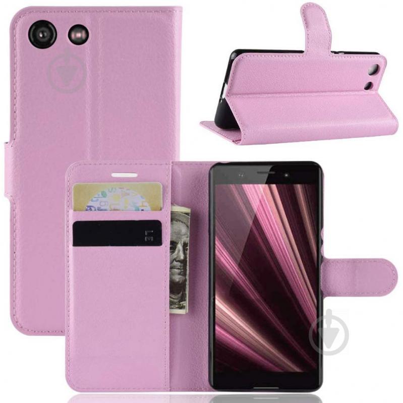 Чехол-книжка Litchie Wallet для Sony Xperia Ace / XZ4 Compact Pink (hub_jRxf59734) - фото 2