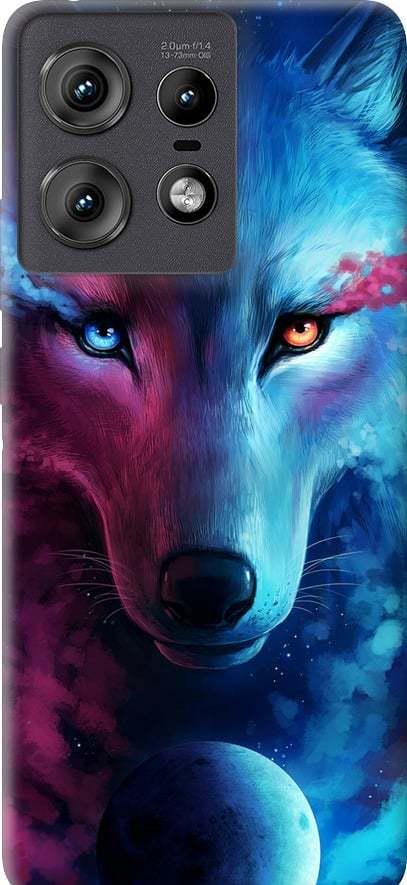 Чохол на Motorola Edge 50 Pro 5G Арт-вовк (3999u-3710-42517)