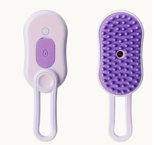 Щітка для домашніх тварин парова 3в1 USB перезаряджається складна з розпиленням (2004) - фото 5 Щітка для домашніх тварин парова 3в1 USB перезаряджається складна з розпиленням (2004) - фото 5