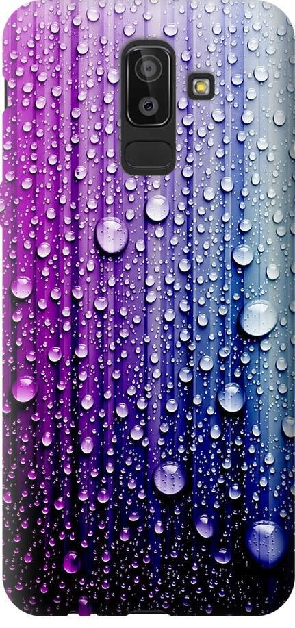 Чехол на Samsung Galaxy J8 2018 Капли воды (3351b-1511-42517)