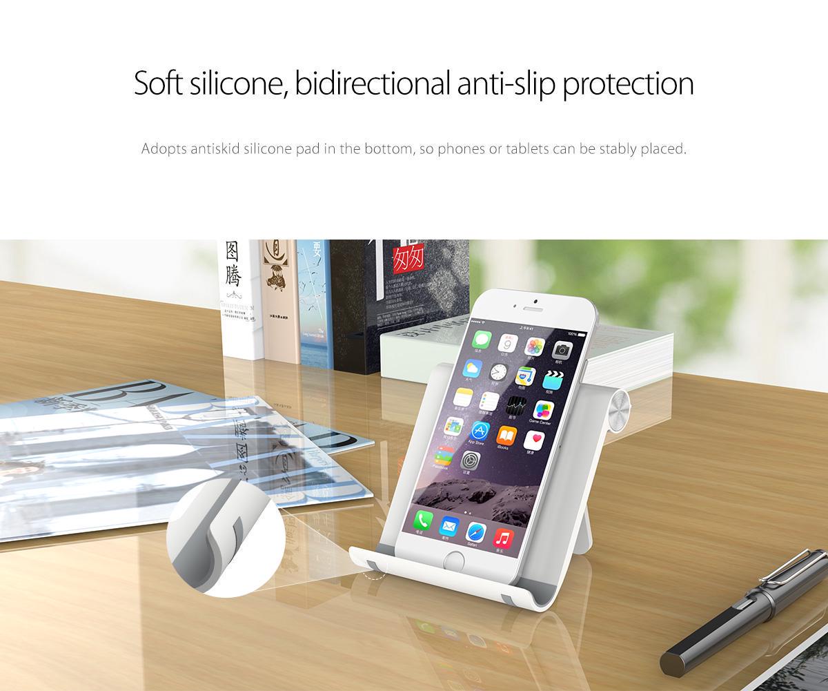 Подставка для планшета/телефона Orico настольная складная Белый (PH2-WH-BP) - фото 4 Подставка для планшета/телефона Orico настольная складная Белый (PH2-WH-BP) - фото 4