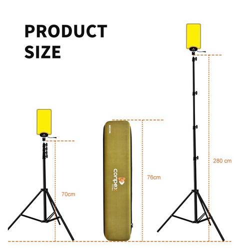 Набор для освещения CONPEX FR-21 COB RF с треногой - фото 6 Набор для освещения CONPEX FR-21 COB RF с треногой - фото 6