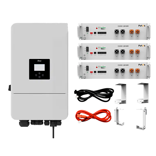 Комплект автономного енергопостачання Deye SUN-20K-SG05LP3-EU 20kW та Pytes E-Box 48100R 15,36kWh White (31560111)