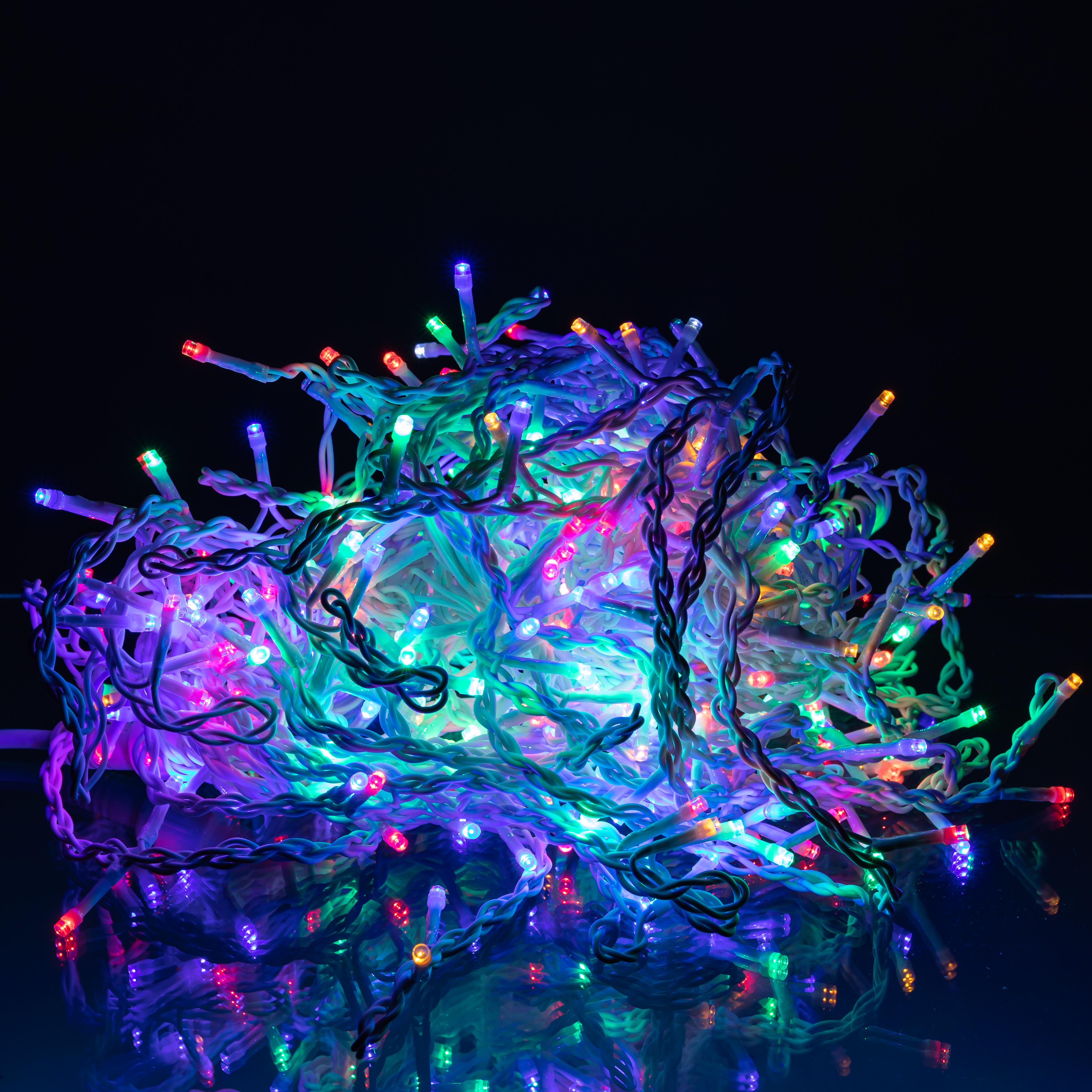 Гірлянда вулична Бахрома 335 LED від мережі 20 м Мультиколор (21-107-20MWML) - фото 2