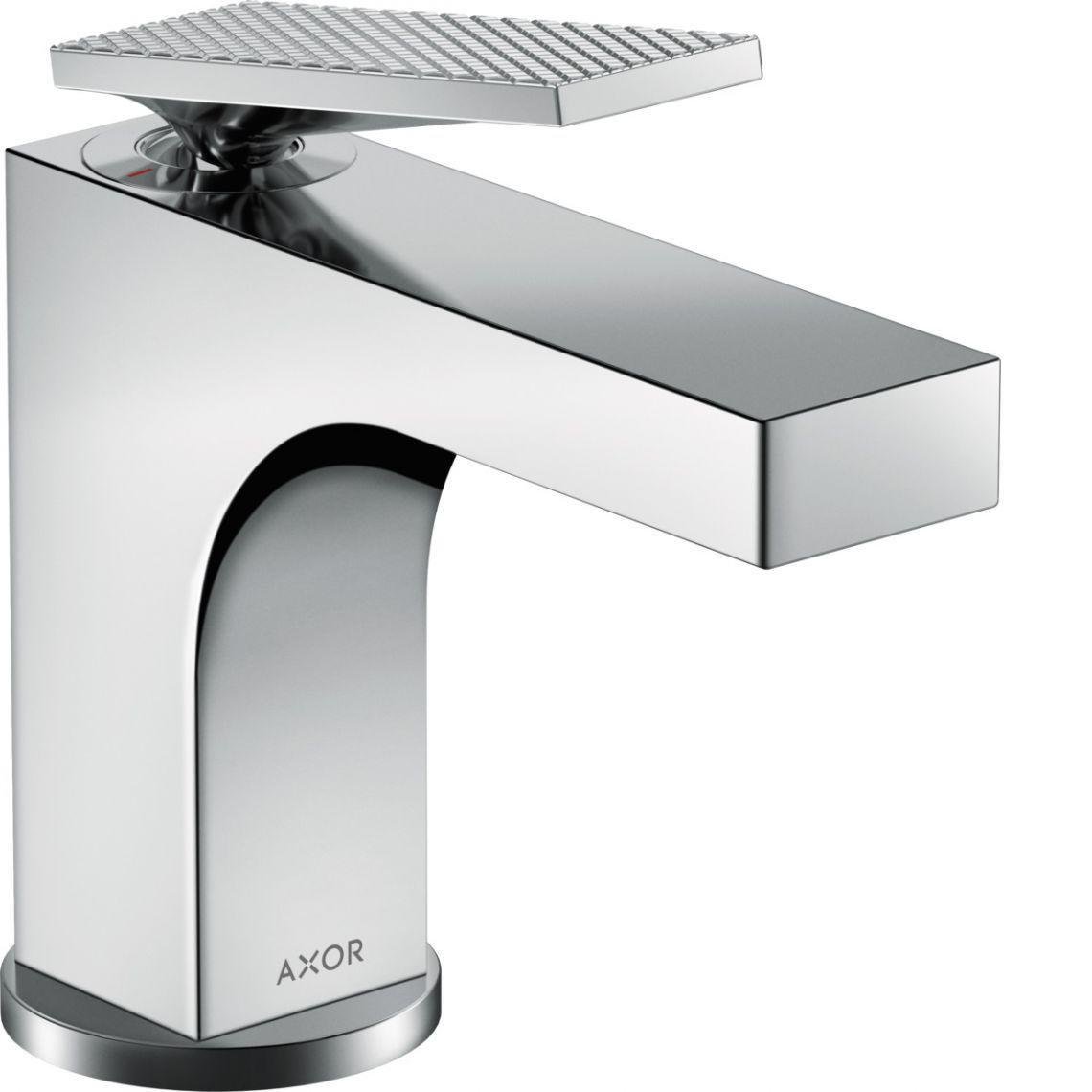 Смеситель для умывальника Axor Citterio 90 Lever rhombic cut pop-up Chrome (39001000)