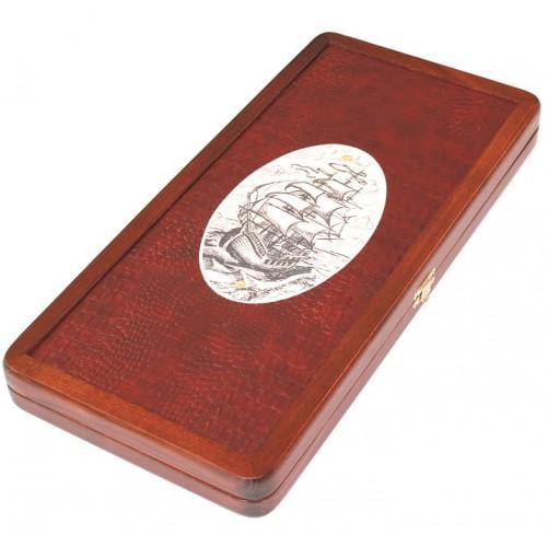 Нарды средние Гранд Презент 31146-1 Фрегат 510х510 мм (8347)