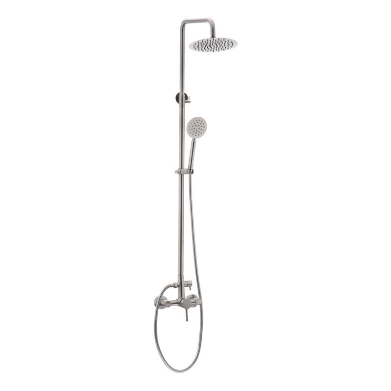 Колона душова MIXXUS SAS-003-J із змішувачем для душової кабіни нержавіюча сталь (SS0041)