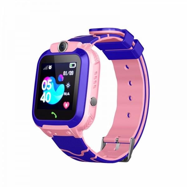 Смарт-часы Baby Smart Watch Q12 LBS Розовый - фото 6