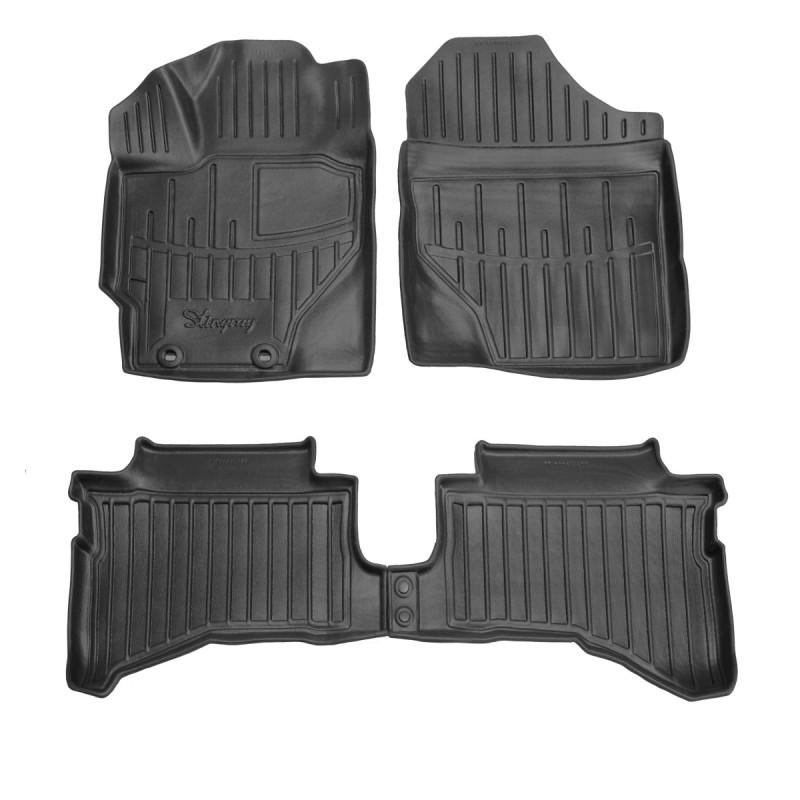 Коврики в салон с бортиками Stingray для Toyota Yaris III XP13 2014-2020 гг. (5022564)