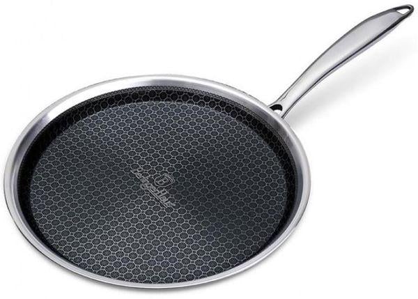 Сковорідка для млинців/оладків Berlinger Haus D 26 см антипригарна матеріал нержавіюча сталь Gray (BH-6582NA)