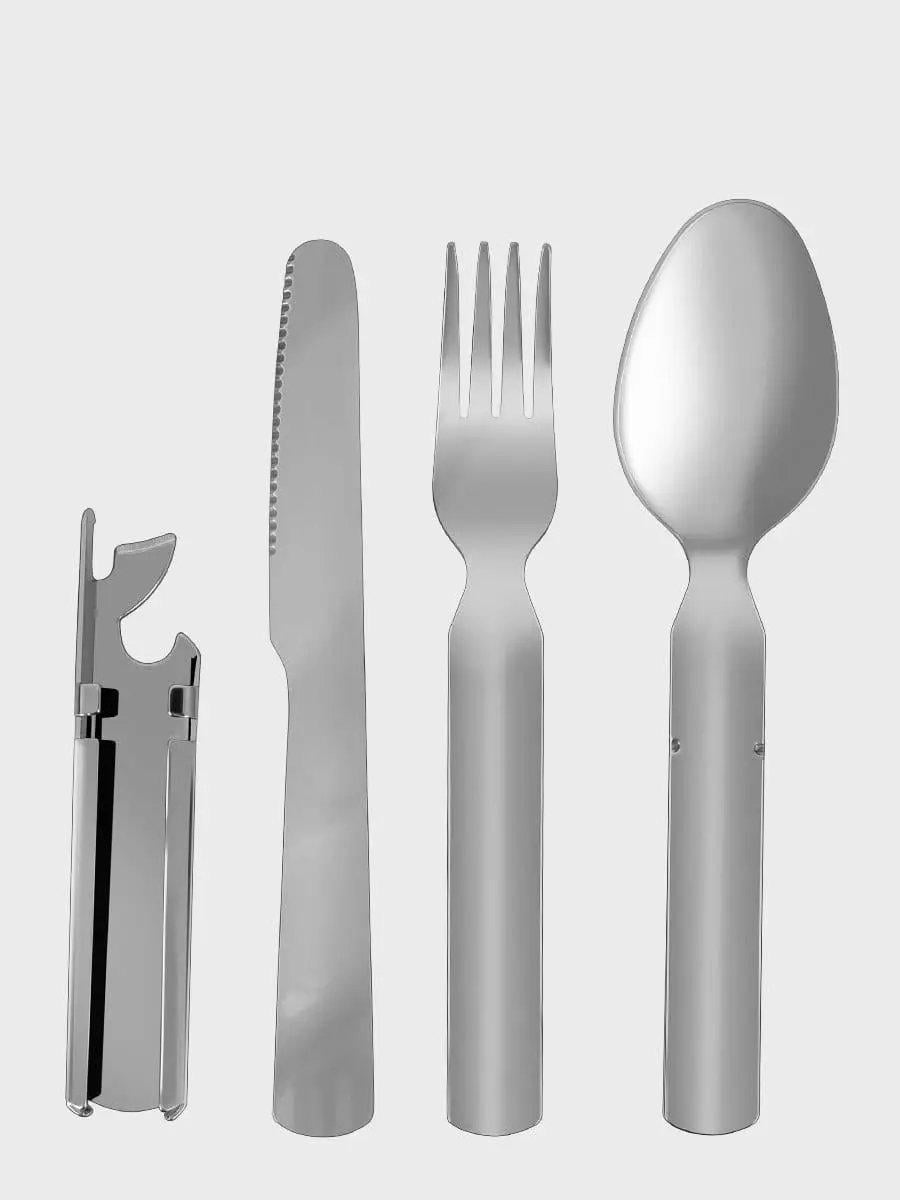 Набор туристический S-168 ложка/вилка/нож/открывалка 17.3 см (32406915)