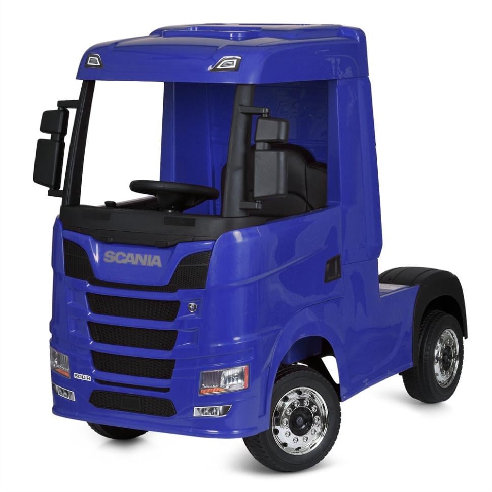 Детский электрогрузовик Bambi 12V 4x35W с пультом/MP3 до 30 кг Синий (DE-169-E-508)