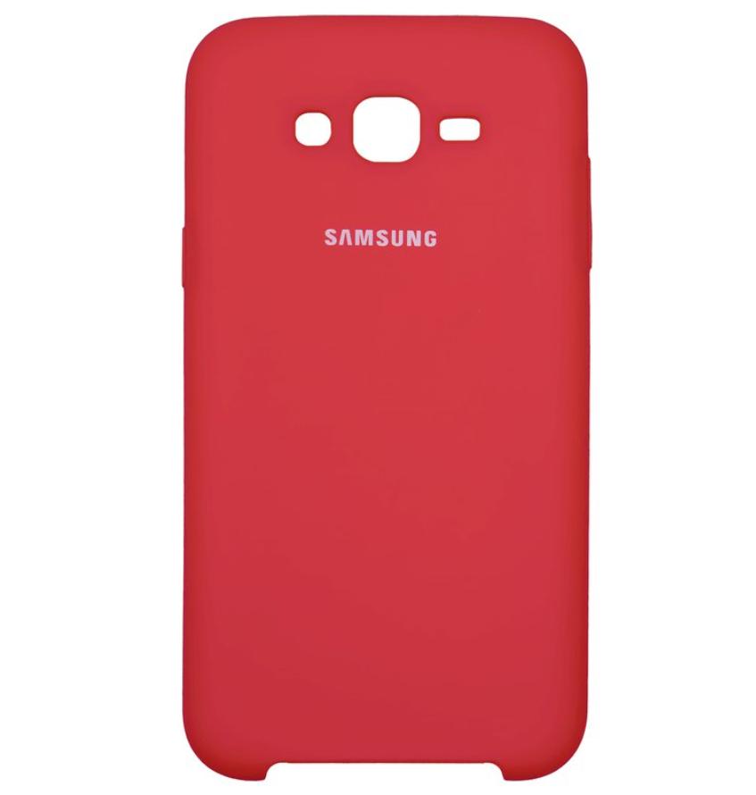 Чехол Jelly Silicone Case Samsung J7 (J700) Red (14)