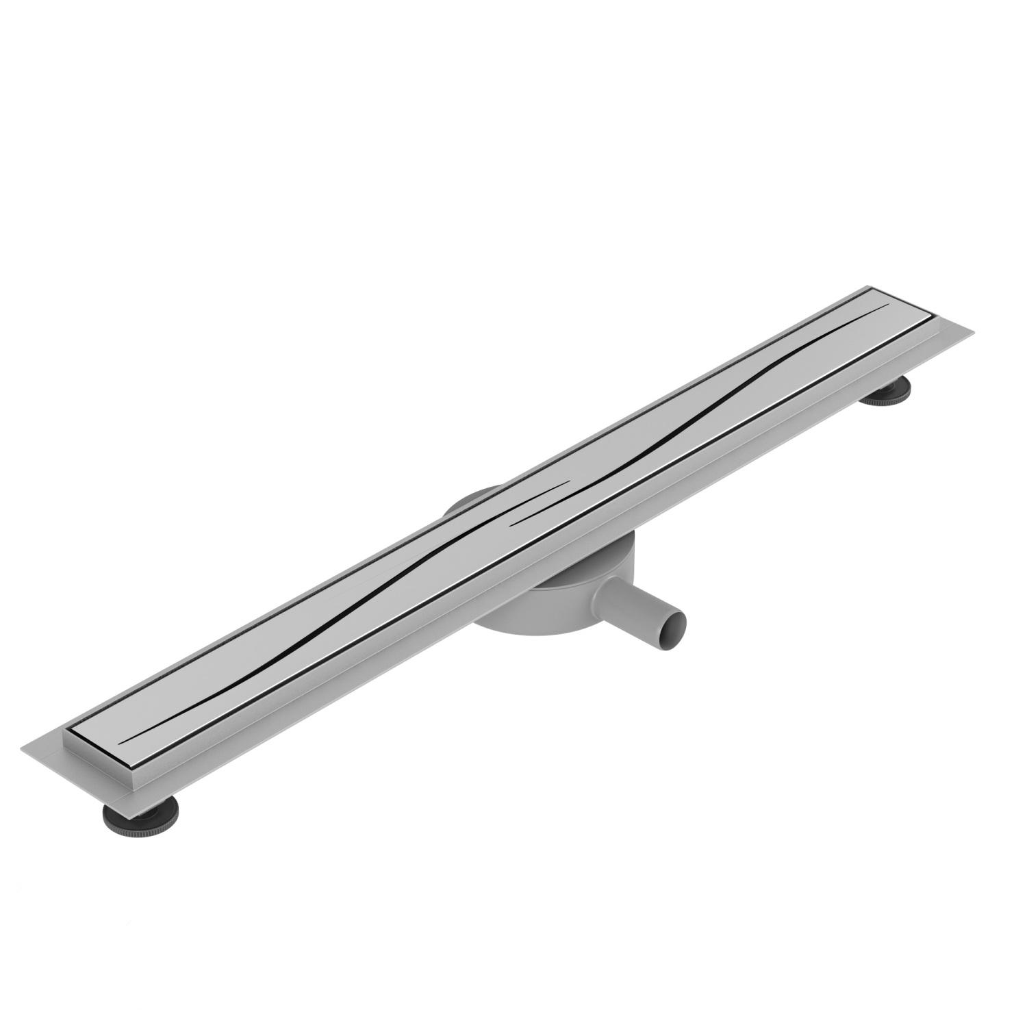 Трап для душа VOLLE MASTER LINEA Onda 9046.210414 с сухим затвором 600 мм (170799)