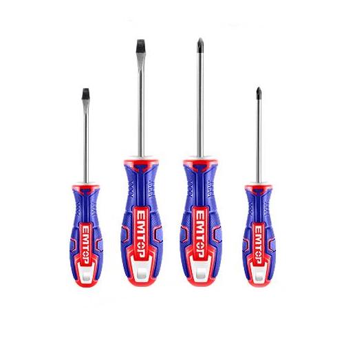 Набір викруток магнітних EMTOP ESST0402 4 шт. - фото 2 Набір викруток магнітних EMTOP ESST0402 4 шт. - фото 2