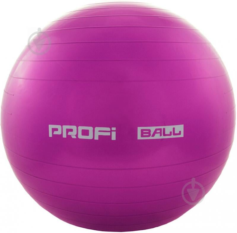 Фитбол мяч для фитнеса Profiball MS 1540 65 см фиолетовый