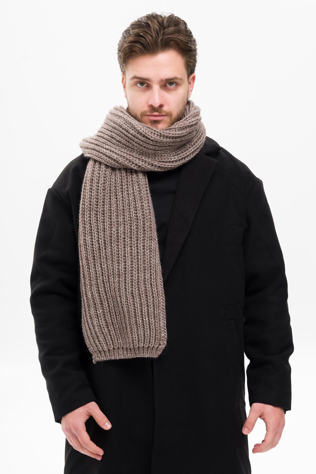 Шарф вязаный Without Brand Carry Brown (8055916)