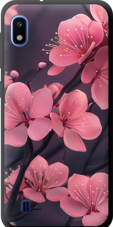 Чехол на Samsung Galaxy A10 2019 A105F Пурпурная сакура (6075b-1671-42517)