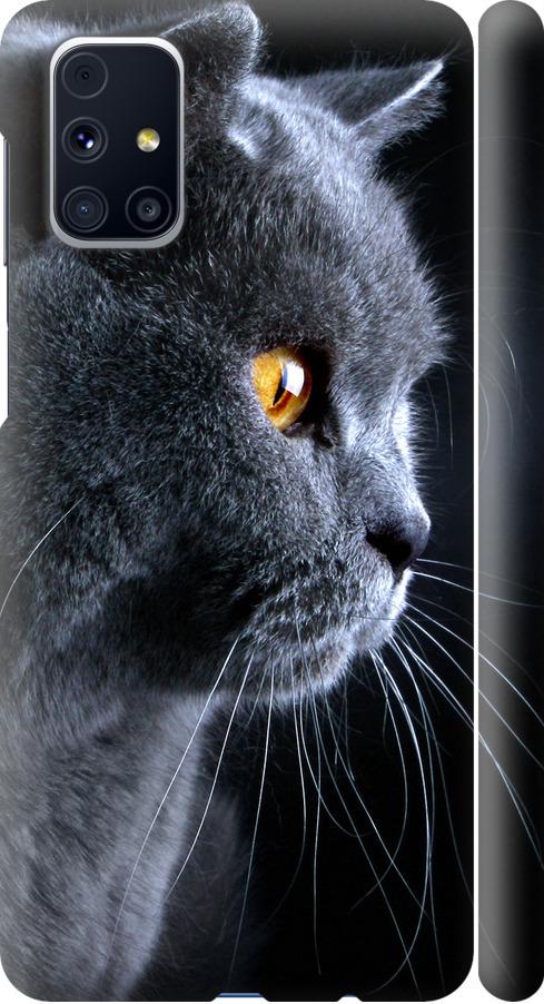 Чехол на Samsung Galaxy M31s M317F Красивый кот (3038m-2055-42517)