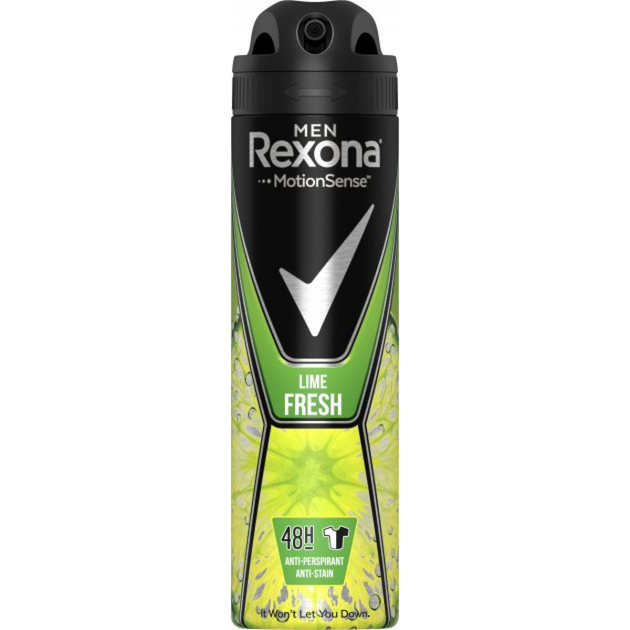 Дезодорант-антиперспирант мужской Rexona Lime Fresh 150 мл (10400)