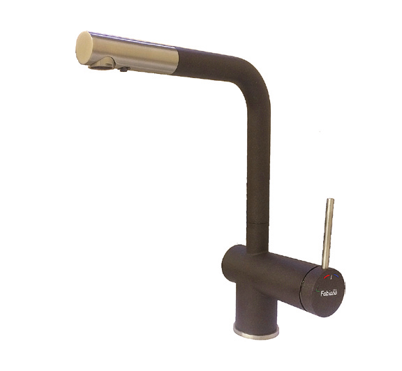 Комбинированный смеситель Fabiano FKM 31.12 SS Espresso