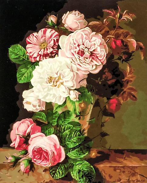Картина по номерам "Букет в вазе 2" 50x40 см (РНК-0057)