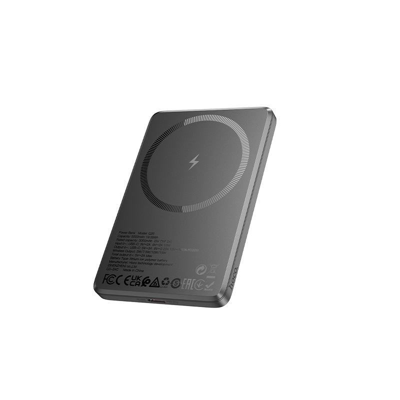 Повербанк Hoco Q26 Joy PD20W 5000 mAh Сірий (2964771141) Повербанк Hoco Q26 Joy PD20W 5000 mAh Сірий (2964771141)